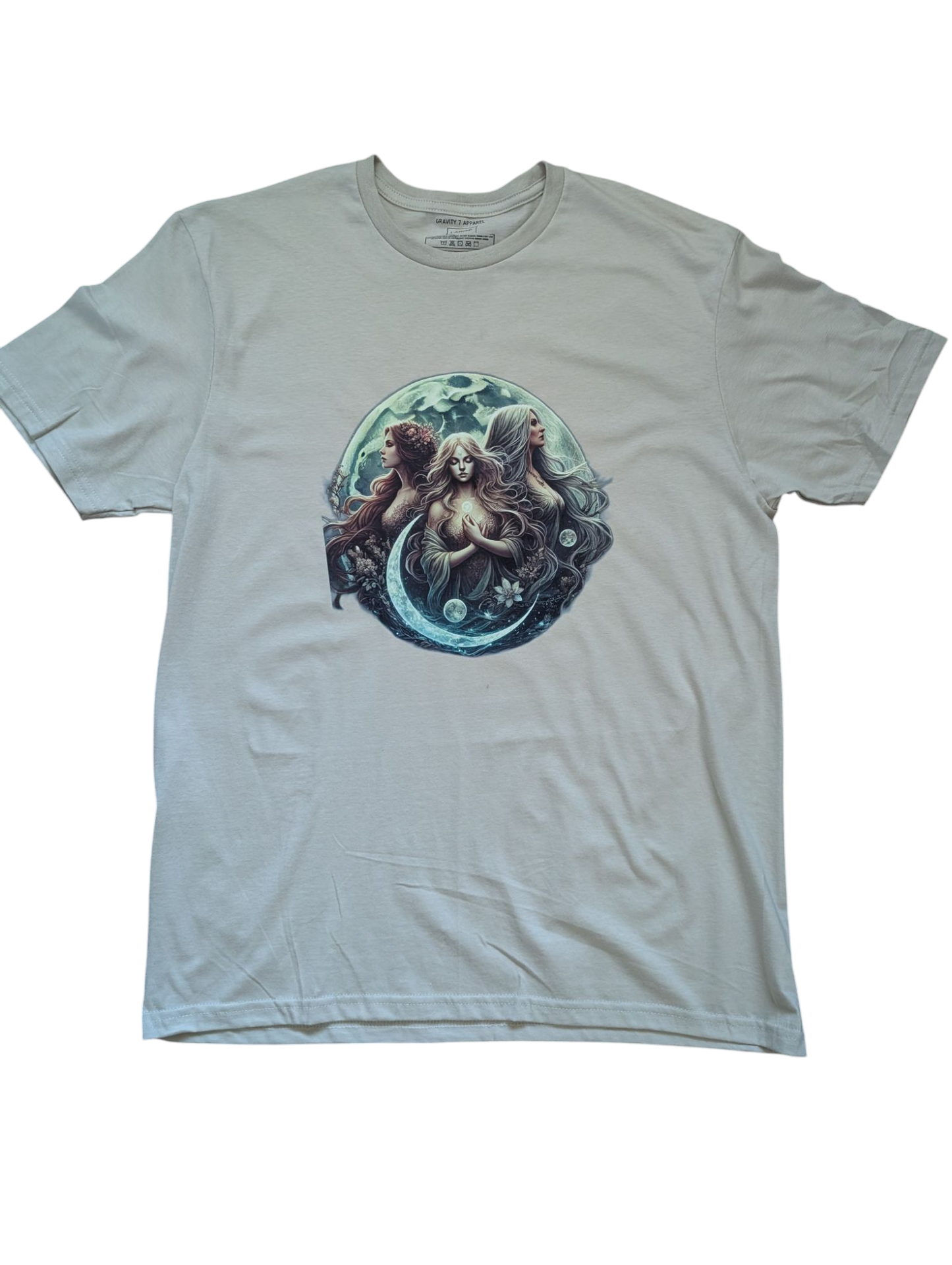 Celestial Triple Goddess Tee - Triple Goddess T-Shirt - Gravity 7 Apparel