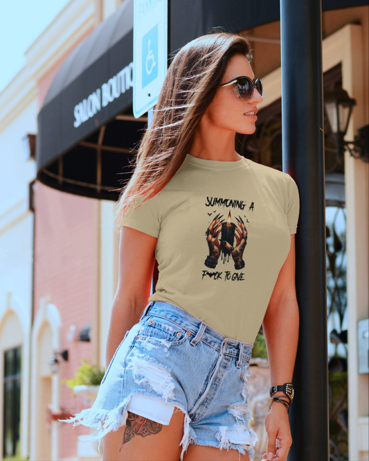 Summoning a F**k to Give Short Sleeve Tee